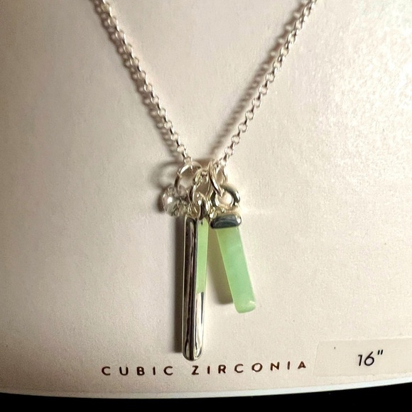 LAUREN CONRAD Necklace, 16" Silvertone Chain - Picture 3 of 5